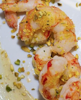 Gamberi rossi e burrata