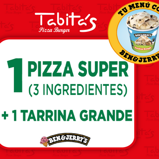 Menú Súper+ Helado 465ML + gana entradas dobles al cine con Ben&Jerry’s.