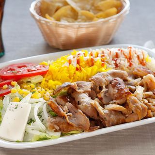 Plato De Carne Con Arroz