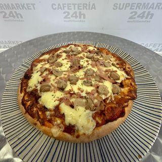 Pizza Jamón Y Champiñón (30 Cm.)