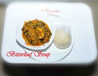 Bitter Leaf Soup and Semo