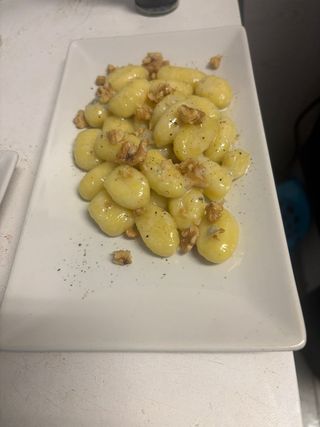 Gnocchi al queso