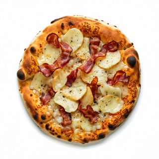 Provola, pancetta e patatine piccola