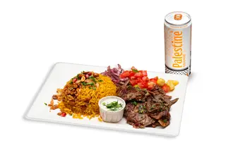 Menu Yalla Pita Agnello e Manzo + Riso Piccante + Bibita