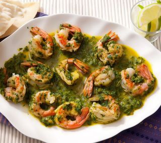 Saag prawn