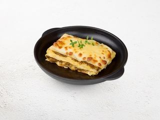 Лазанья з куркою та грибами