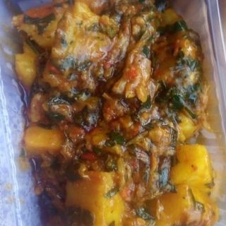 Plantain porridge 