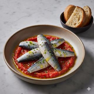 Sardinas En Semiconservas Sobre Tomate Natural