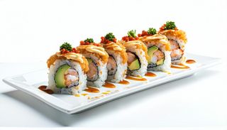 Uramaki dragon roll