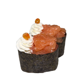 20. Gunkan De Salmón Y Queso (2 Pzs.)