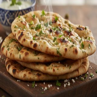 Garlic naan