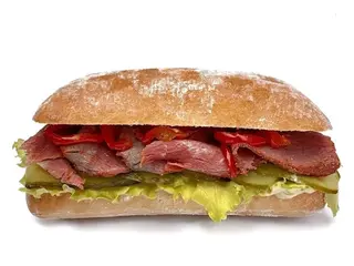 Чіабата з ростбіфом (260 / 50g)