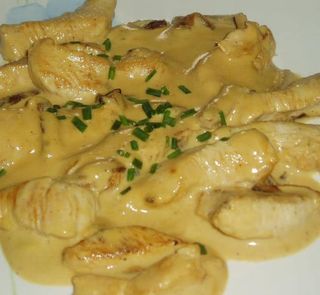 Poulet à la crème