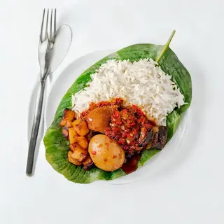 Ofada Rice & Sauce + Egg
