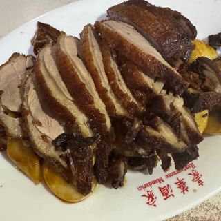 Pato Assado com Cogumelo Chinês