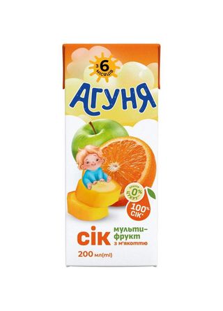 Сік Агуня (0,2л) Мультифрукт