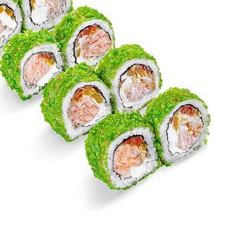 Шалений зелений кранч крабміксом