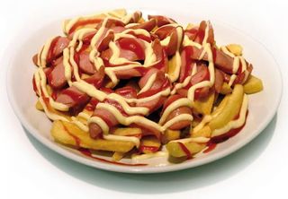 Ración De Tabla De Salchipapa