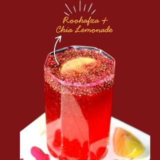 Roohafza Chia Lemonade