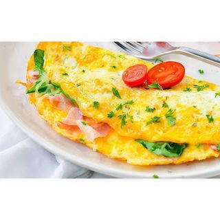 Omelette Charcuterie Avec Pain