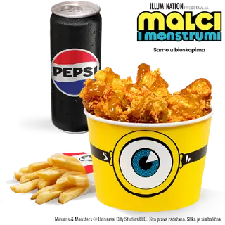 Minions Kofica za jednu osobu Meni