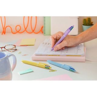 Bic Bolígrafo 4 colores pastel