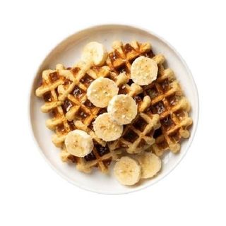 Gofre de plátano maduro