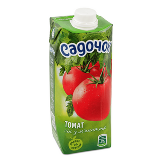 Сік Садочок Томатний, 0.5л