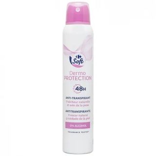 Desodorante Antitranspirante Dermo Carrefour Soft Spray 200 Ml.