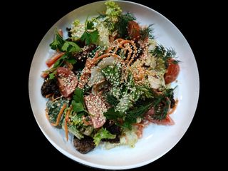 Салат з печінкою курочки