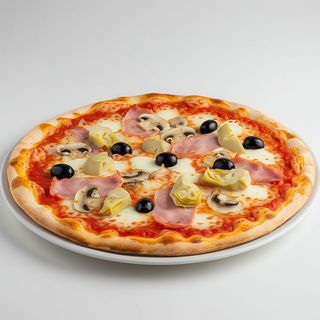 Pizza Roja Capricciosa (Mediana)