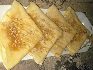 Honey crepes