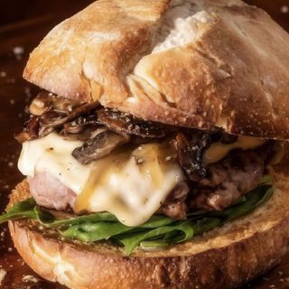 Burger Gouda & Mushrooms