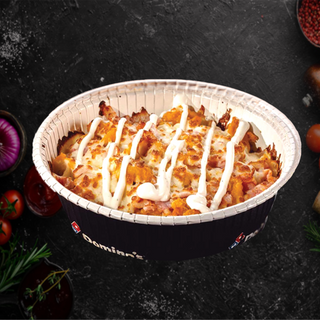 კარტოფილი გურმე ქათმით ბეკონითა და რანჩ სოუსით