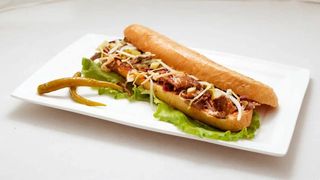 Донер в батоне с говядиной