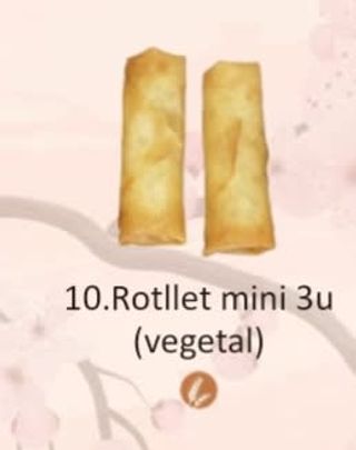 10. Rollet Mini Vegetal (8 Uds.)