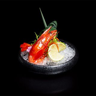 134. Sashimi De Gamba Roja
