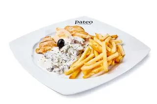 Bifinhos Frango Cogumelos Natas