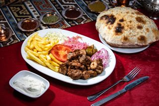 Shaorma la farfurie de vita