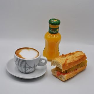 Desayuno Pulga Tortilla de Patata