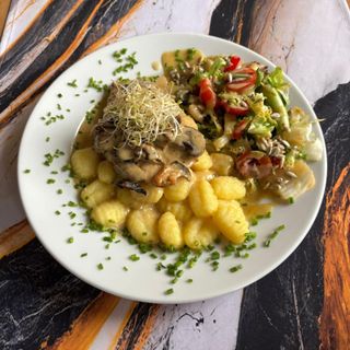 Grllowane Halloumi z Gnocchi 