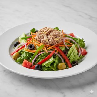 Ensalada Mixta Con Atún
