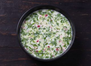 Окрошка з куркою