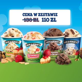 Zestaw 4 kubków BEN&JERRY'S