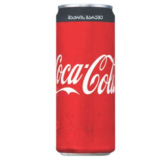 კოკა-კოლა ქილის ზერო 0.33ლ