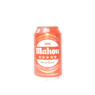 Cerveza Mahou 5 estrellas (0.33 l.)