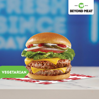 ორმაგი ვენდის ფლენთ ბურგერი ყველით