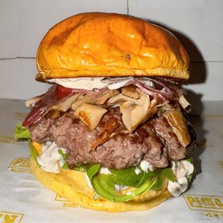 Burger Trufada + Patatas Fritas