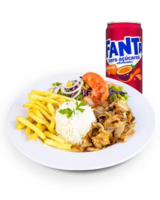 Menu Kebab no Prato