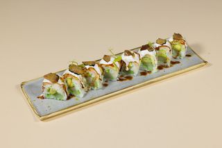 Truffle roll (flambé)